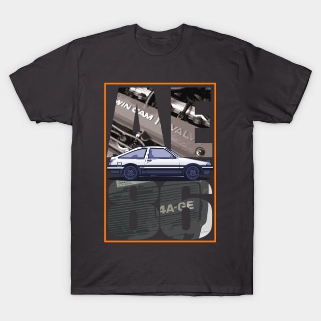 Ae 86 T-Shirt by HappyInk